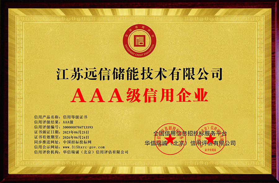 97522国际游戏储能下属子公司获评“3A级信用企业”等多项证书