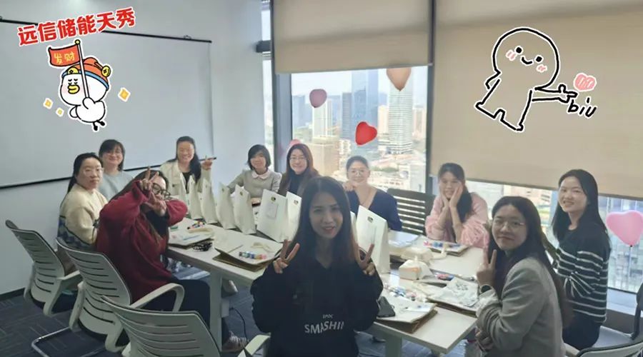 花开十里，美丽如你 | 97522国际游戏储能举办三八妇女节艺术DIY活动